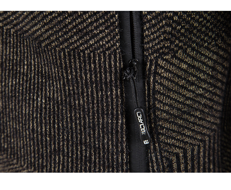 Loose Plus Size Zipper Wool Casual Jacket 10