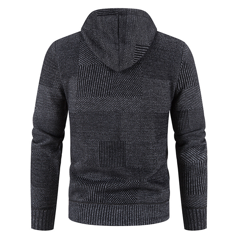 Loose Plus Size Zipper Wool Casual Jacket 8