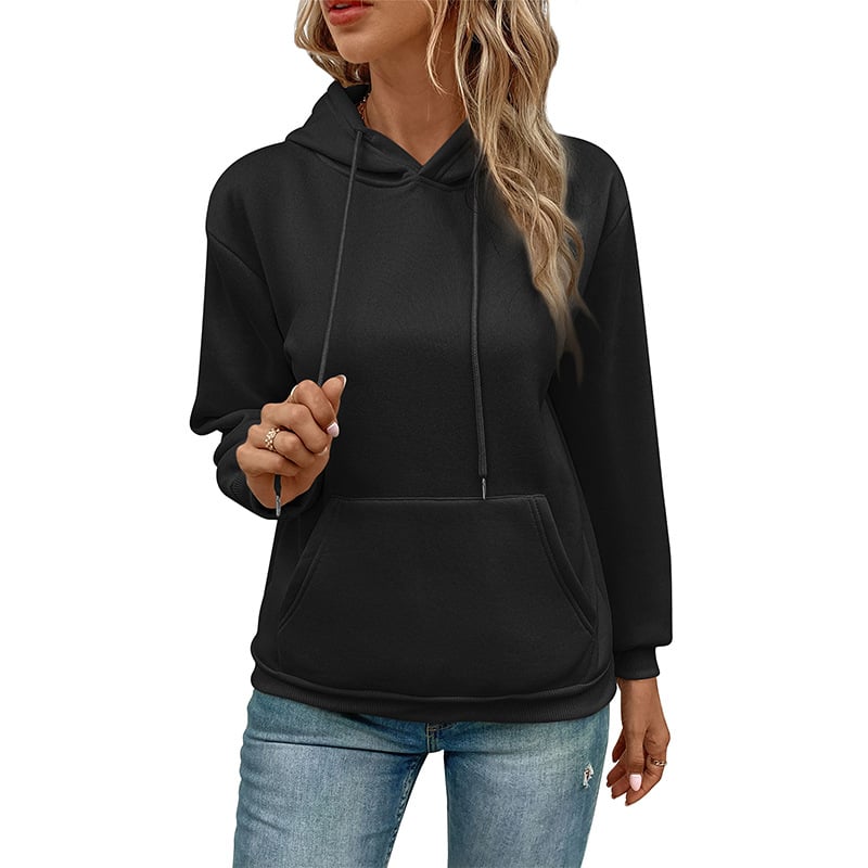 Women's Fashion Casual Hoodie - Back View