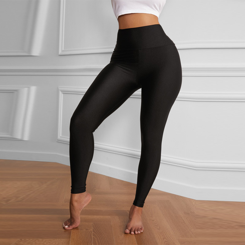 Women's Solid Color Slim Fit Leggings Image 3