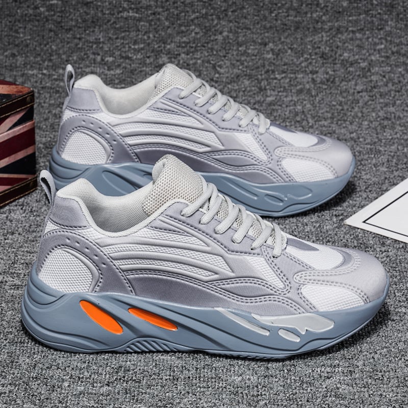 Zapatos de papá grises