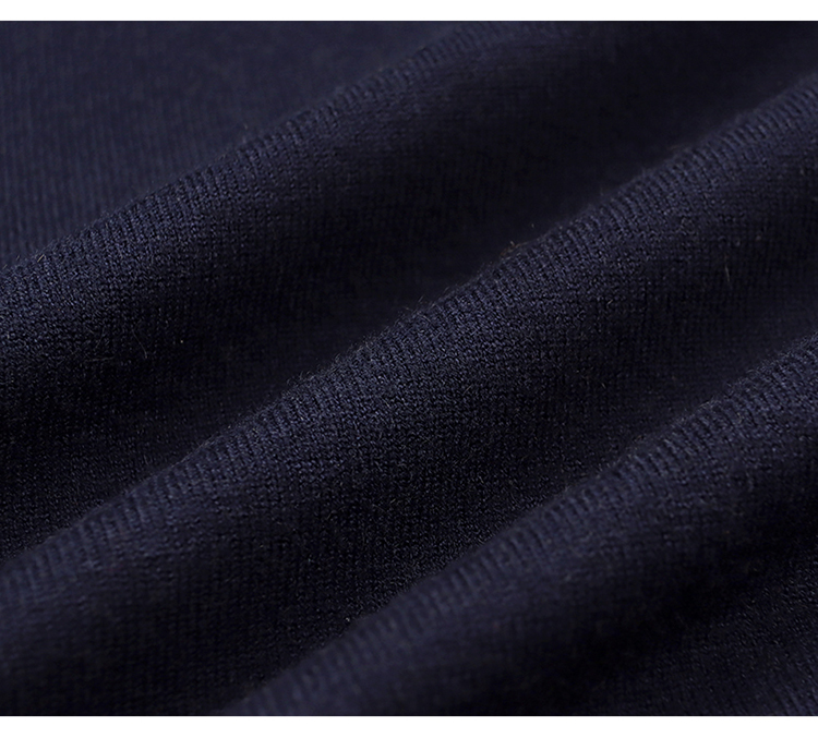 Men's Casual Business Lapel Wool T-shirt Image 9