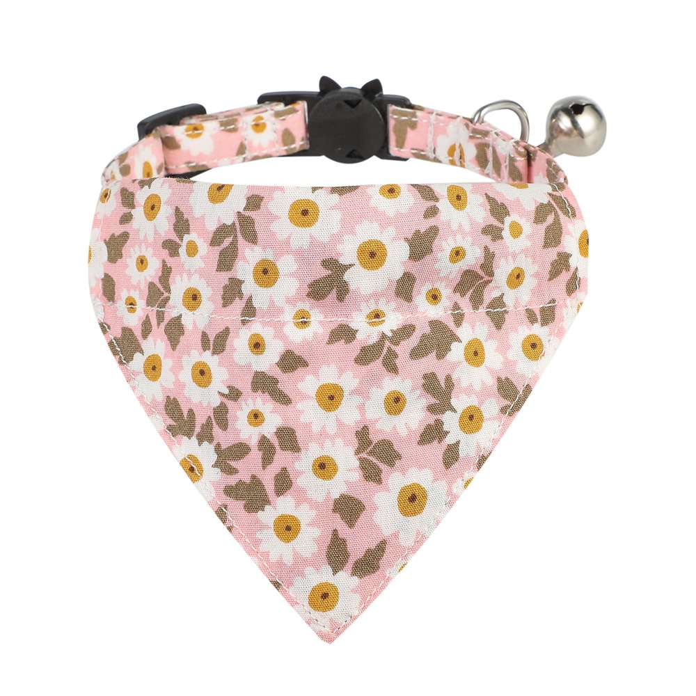 Cotton Small Floral Cat Collar - Image 7