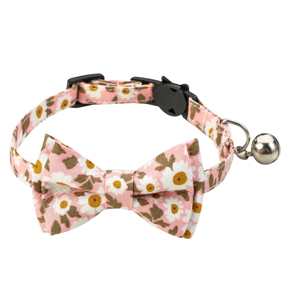Cotton Small Floral Cat Collar - Image 4