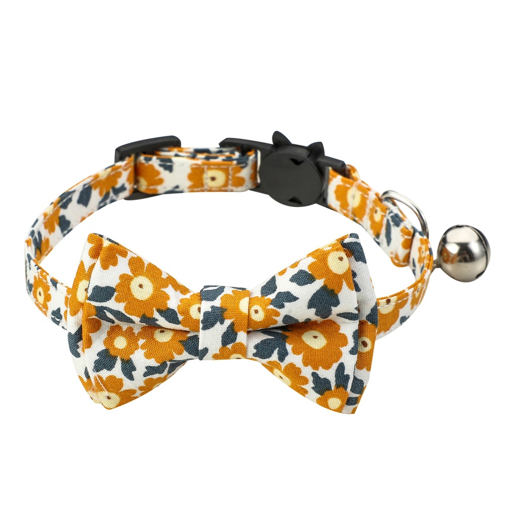 Cotton Small Floral Cat Collar - Image 11