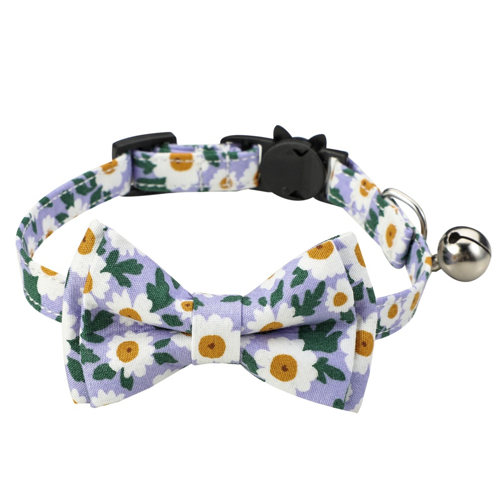 Cotton Small Floral Cat Collar - Image 12