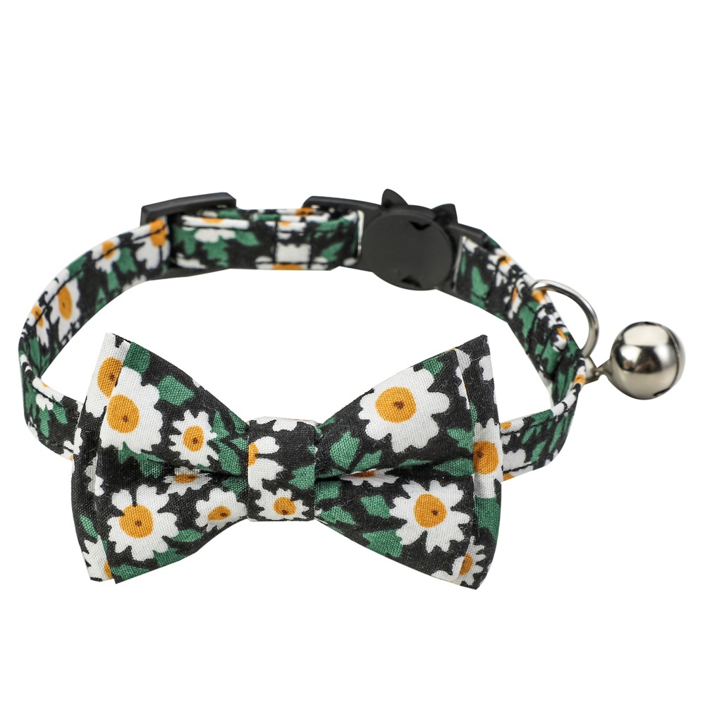 Cotton Small Floral Cat Collar - Image 5