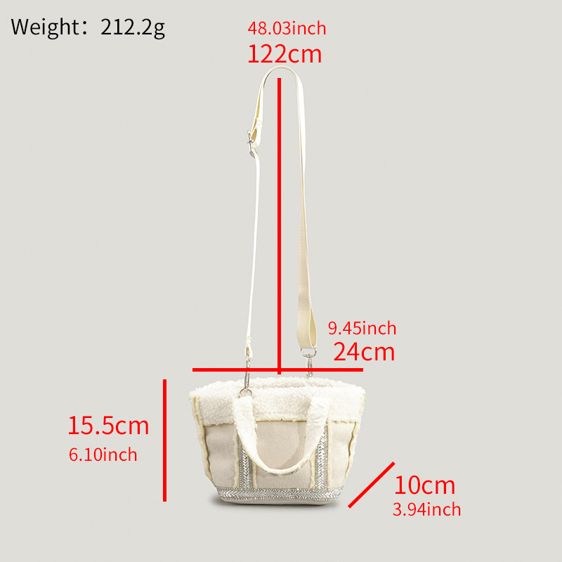Woolen Bucket Bag Image 8
