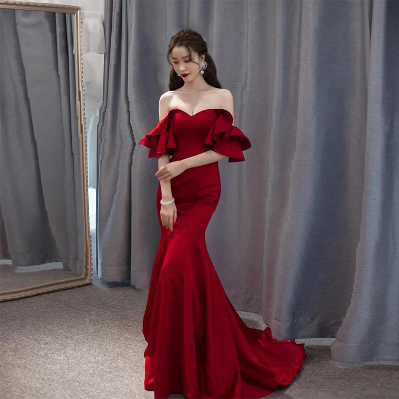 Back View of Gown