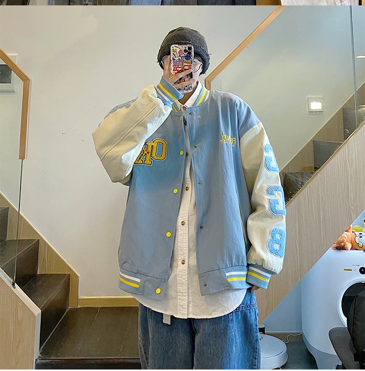 Colorblock Baseball Uniform Image 7