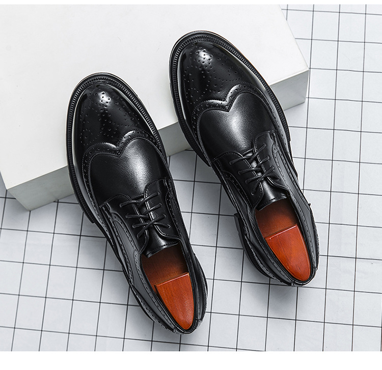 Brogue Leather Shoes - Image 12