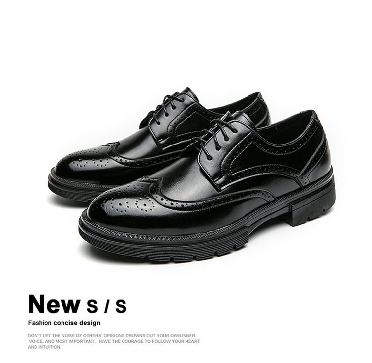 Brogue Leather Shoes - Image 3