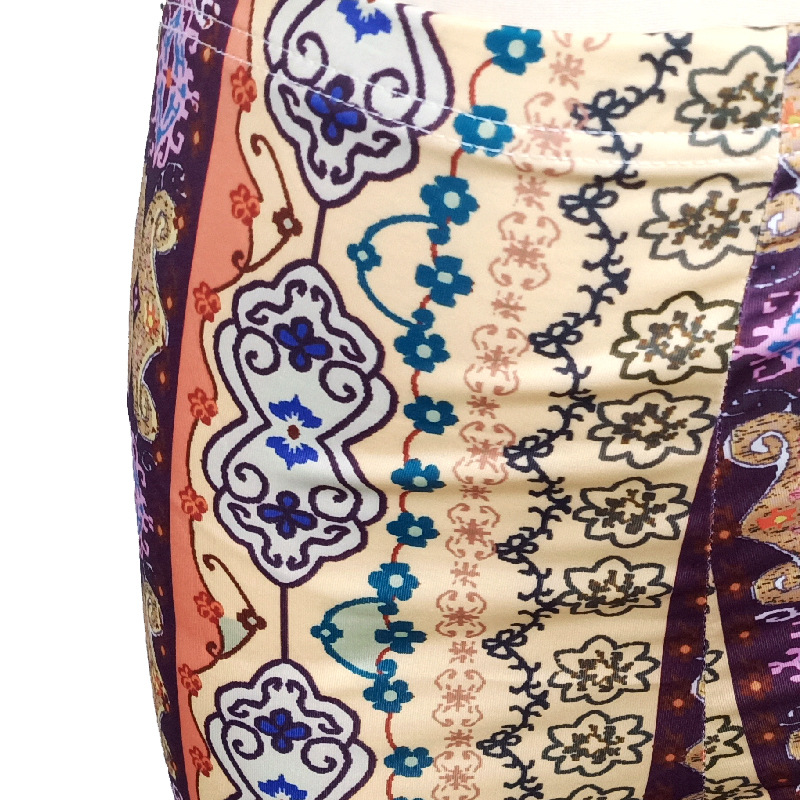 Damen Leggings mit leicht ausgestelltem Bein und Druckmuster - Bild 5
