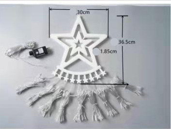 LED Five-pointed Star Waterfall Light