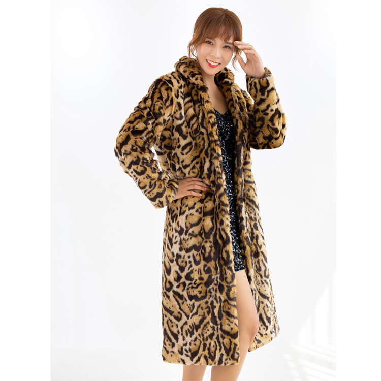 Plus Size Leopard Fur Coat 2
