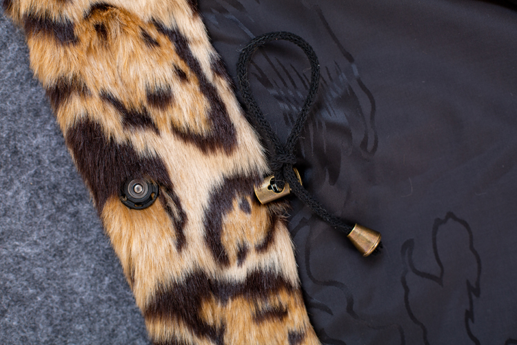 Plus Size Leopard Fur Coat 16