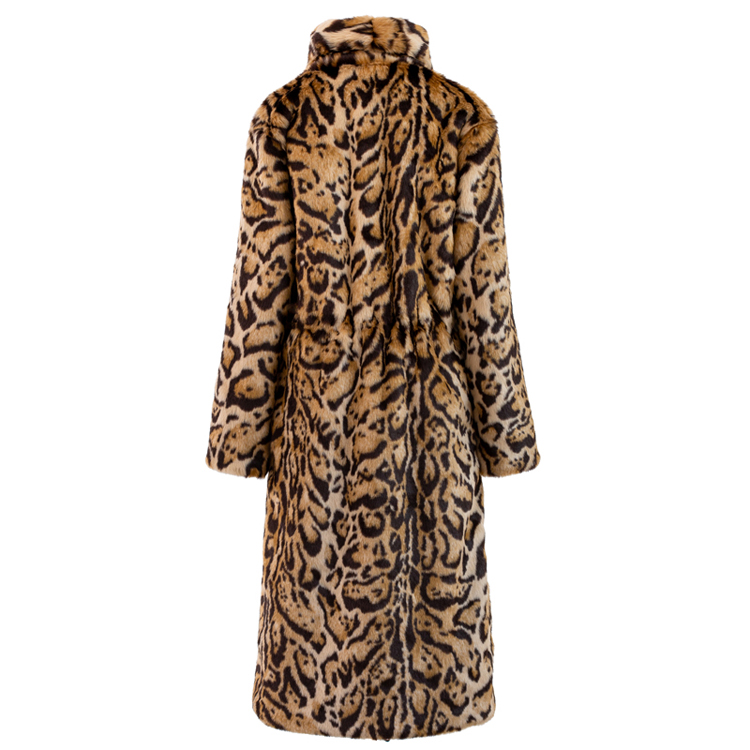 Plus Size Leopard Fur Coat 15