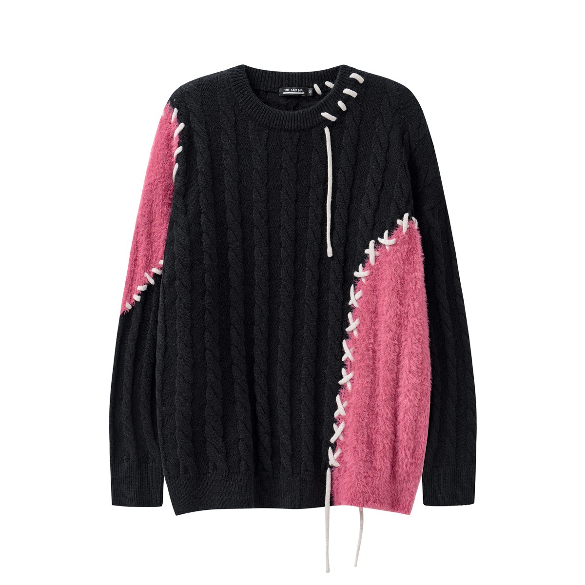 Men and Women Couple Crew Neck Casual Sweater