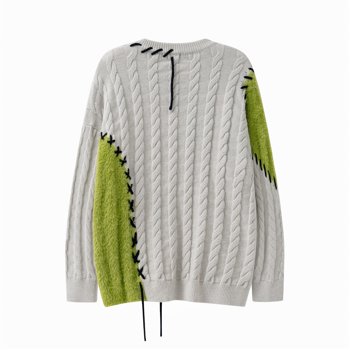 Men and Women Couple Crew Neck Casual Sweater