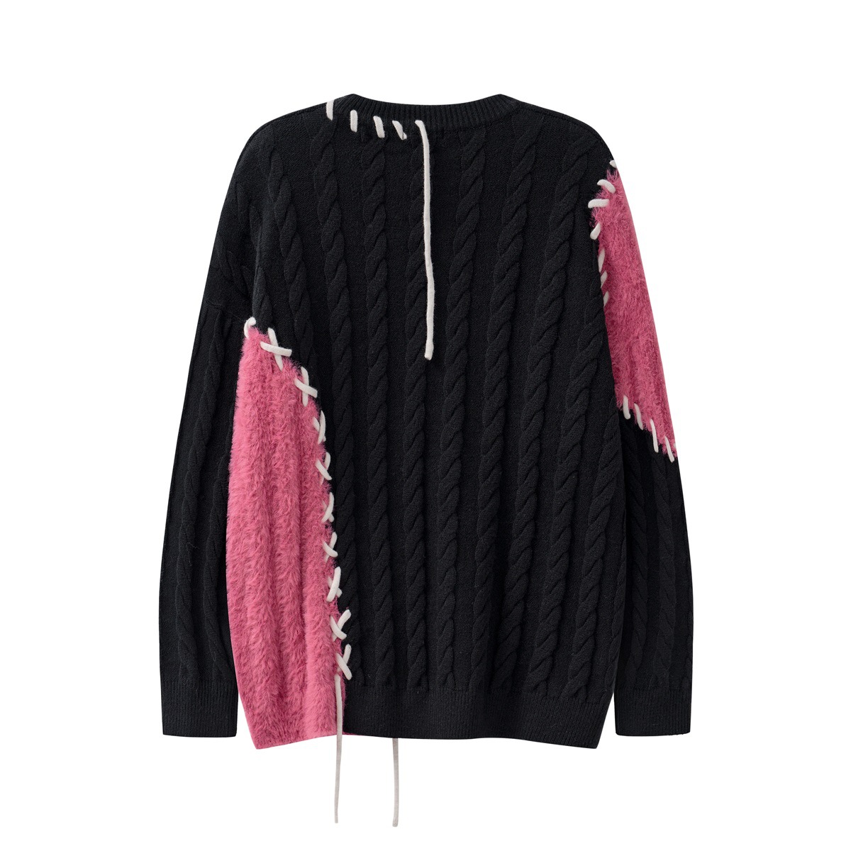 Men and Women Couple Crew Neck Casual Sweater