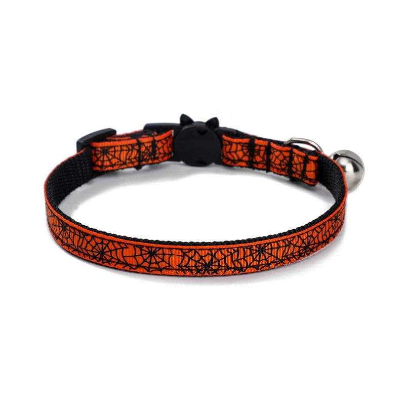 Halloween Cat Collar - Skull Head