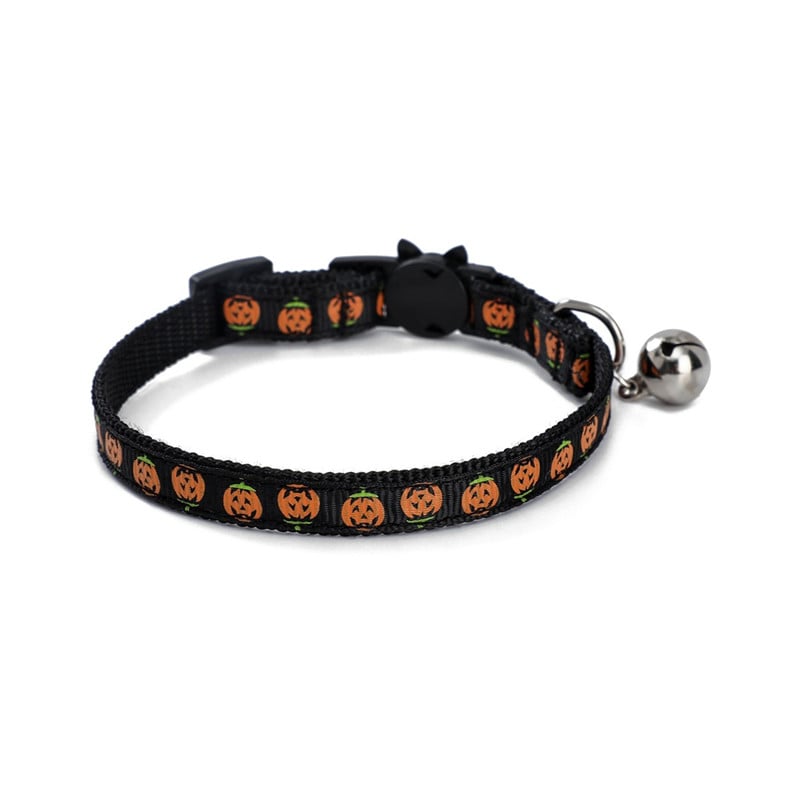Halloween Cat Collar - Pumpkin
