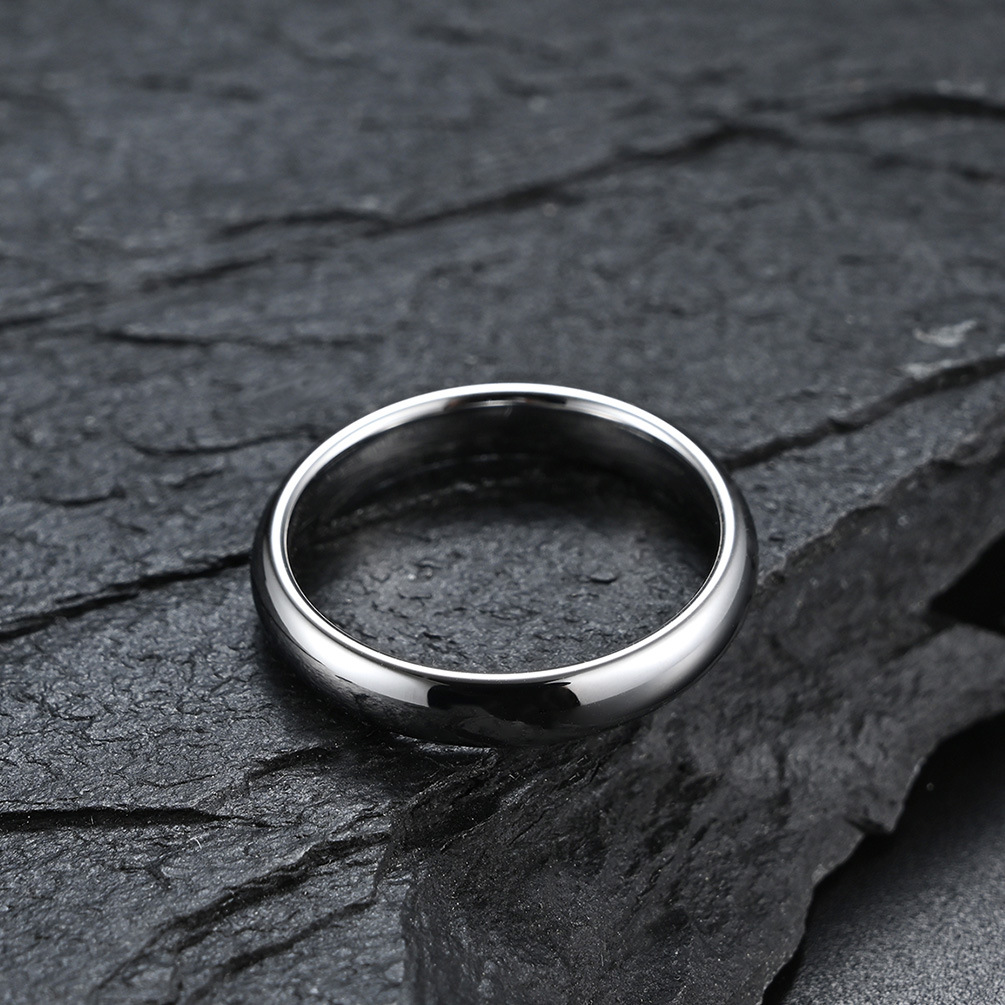 Arc Glossy Anti-scratch Tungsten Ring 5