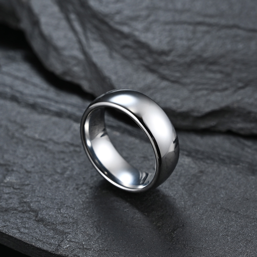 Arc Glossy Anti-scratch Tungsten Ring 4
