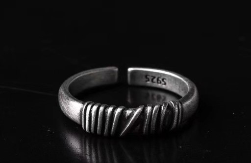 Thousand Stack Thai Silver Ring Image 4