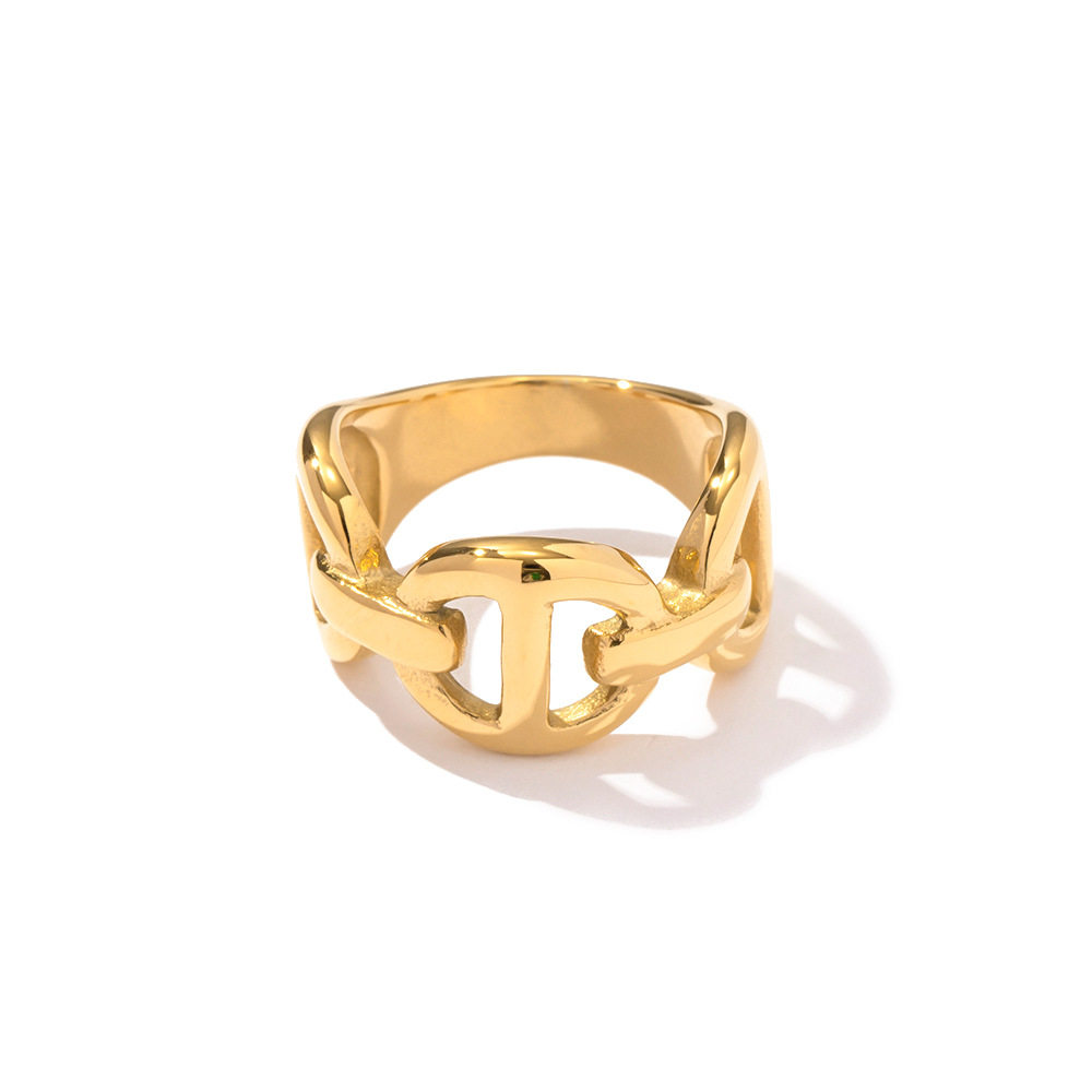 French Retro Chain Ring Image 3