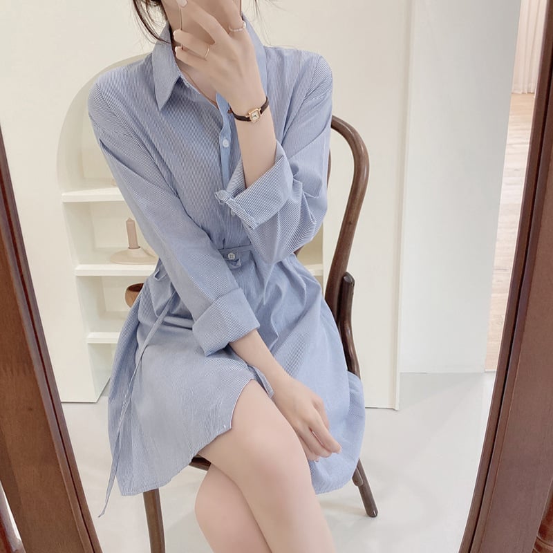 Elegant Striped Dress