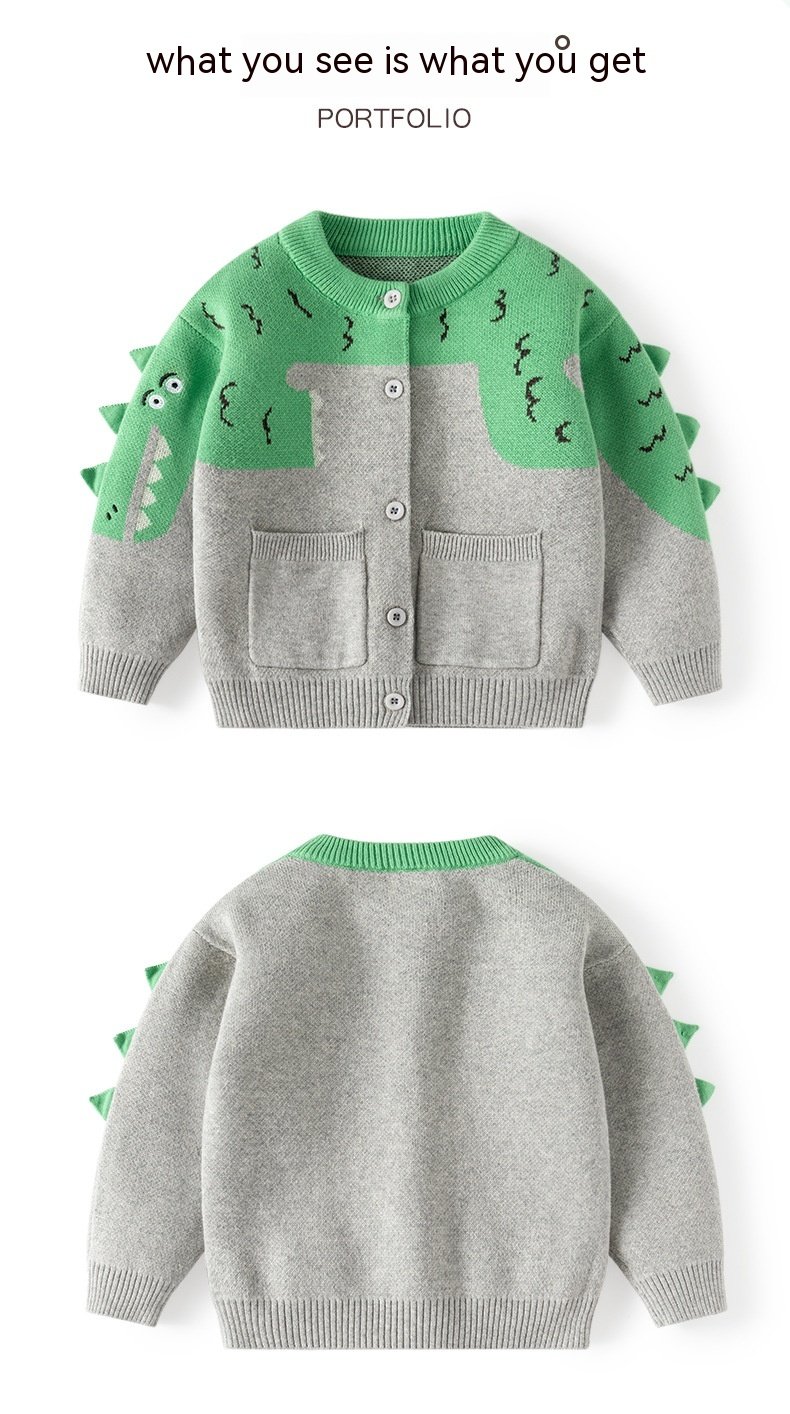Little Dinosaur Cardigan Colors