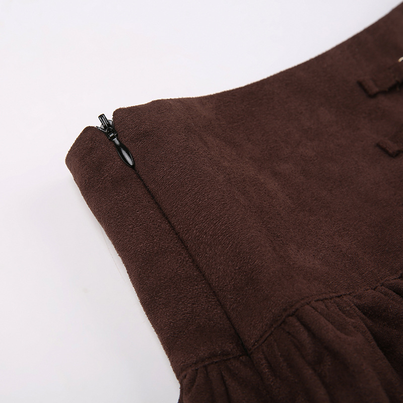 Women's Irregular Lace-up Waist Skirt Image 11