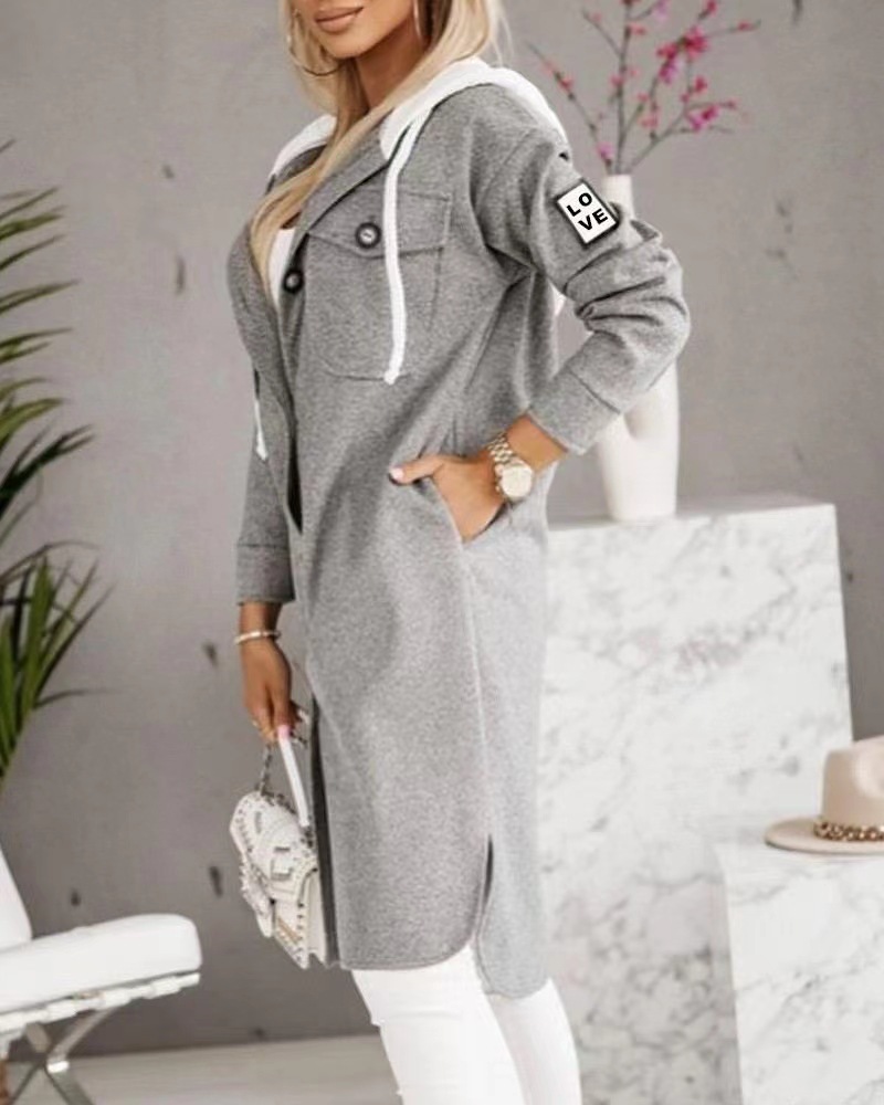 Fashion Hooded Coat - Image 4