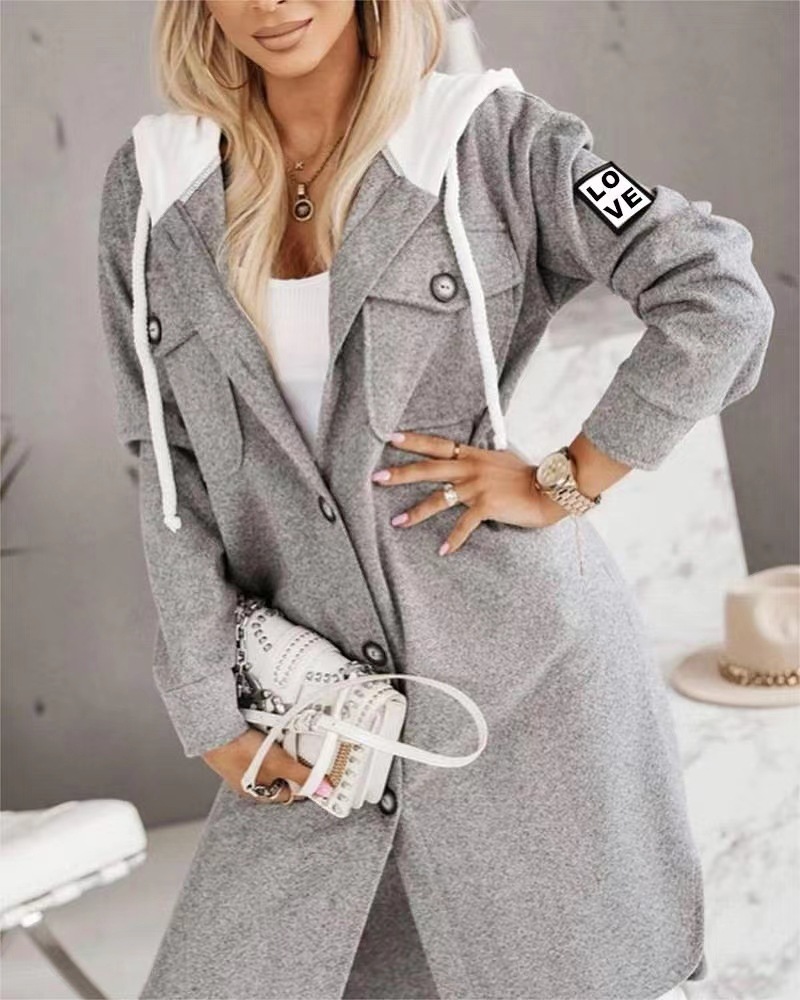 Fashion Hooded Coat - Image 6