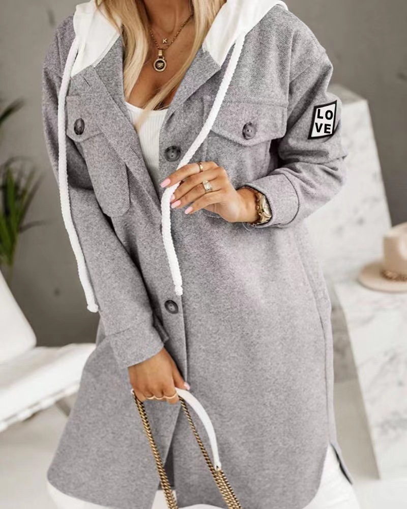 Fashion Hooded Coat - Image 5