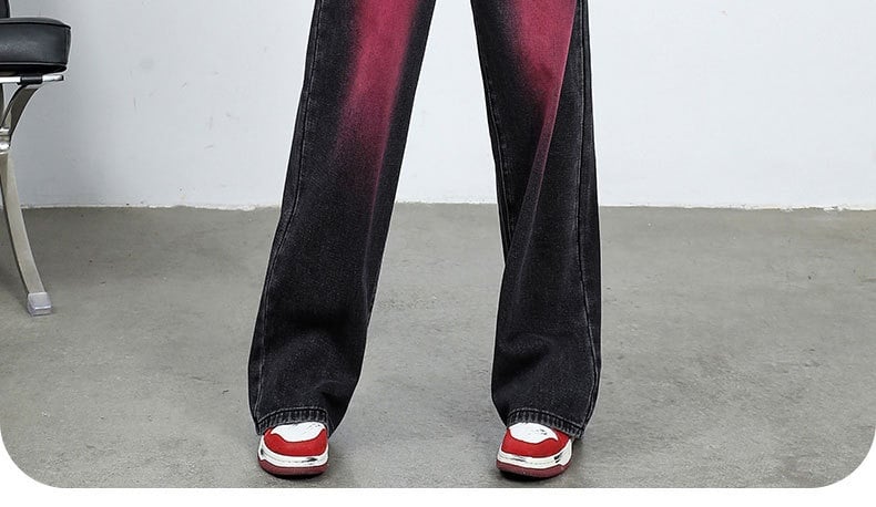 Retro High Waist Slimming Jeans Image 10