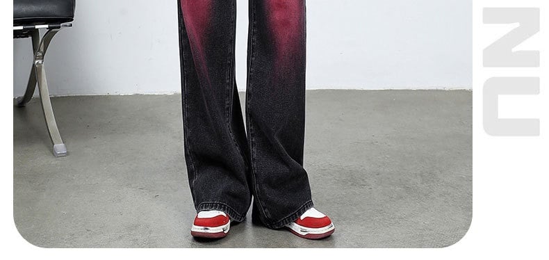 Retro High Waist Slimming Jeans Image 11