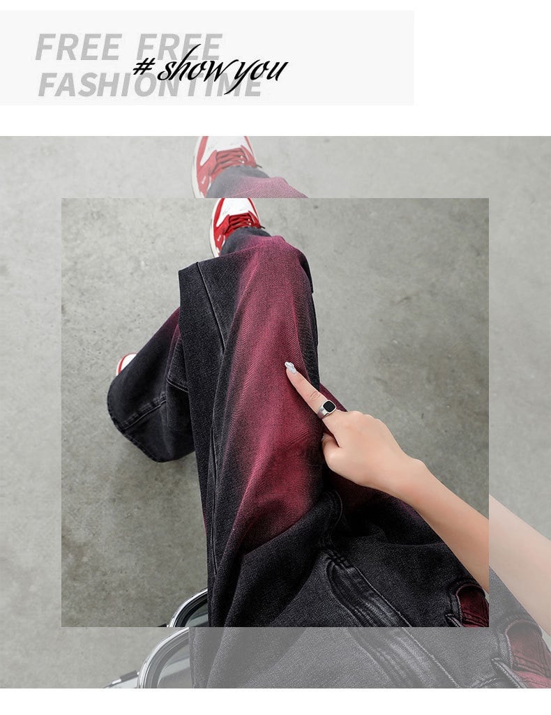 Retro High Waist Slimming Jeans Image 9