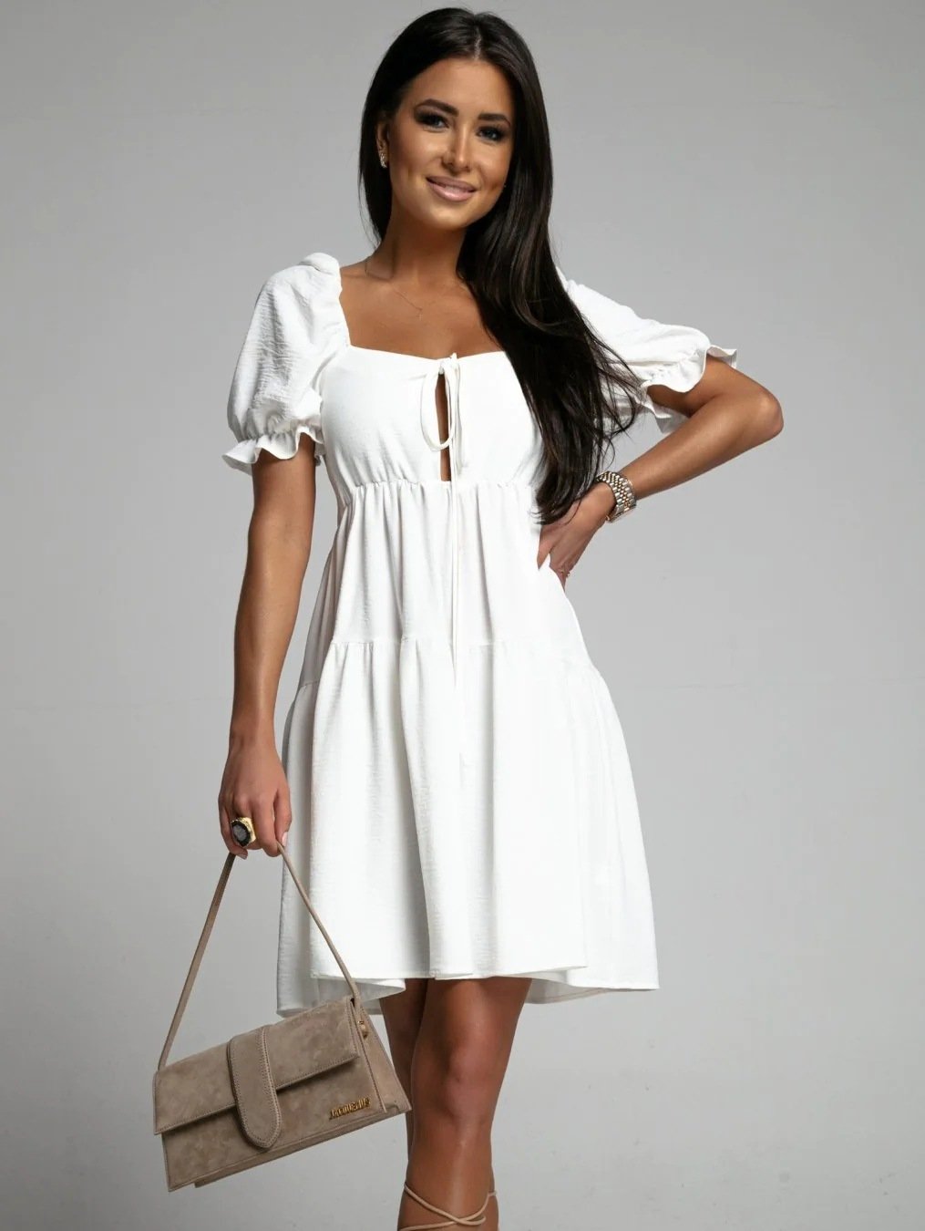Fashion Pleated Dress - Image 1