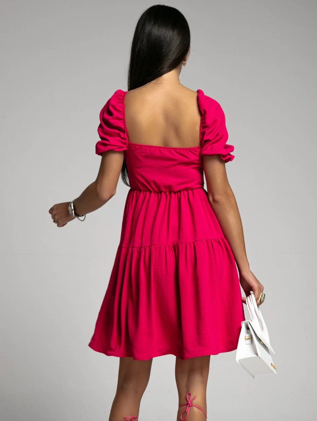 Fashion Pleated Dress - Image 3