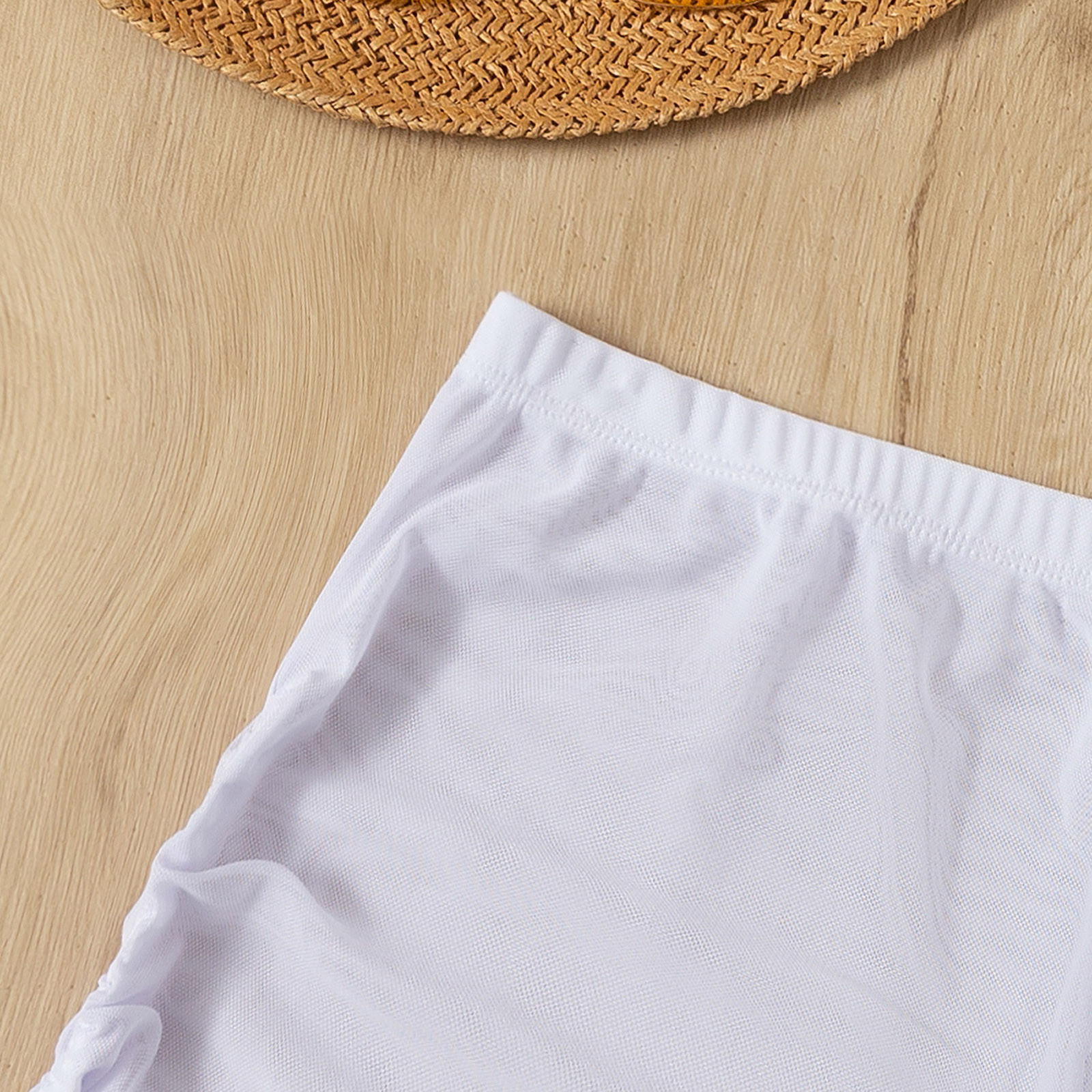 Side Drawstring Mesh Cover Up Shorts - 17