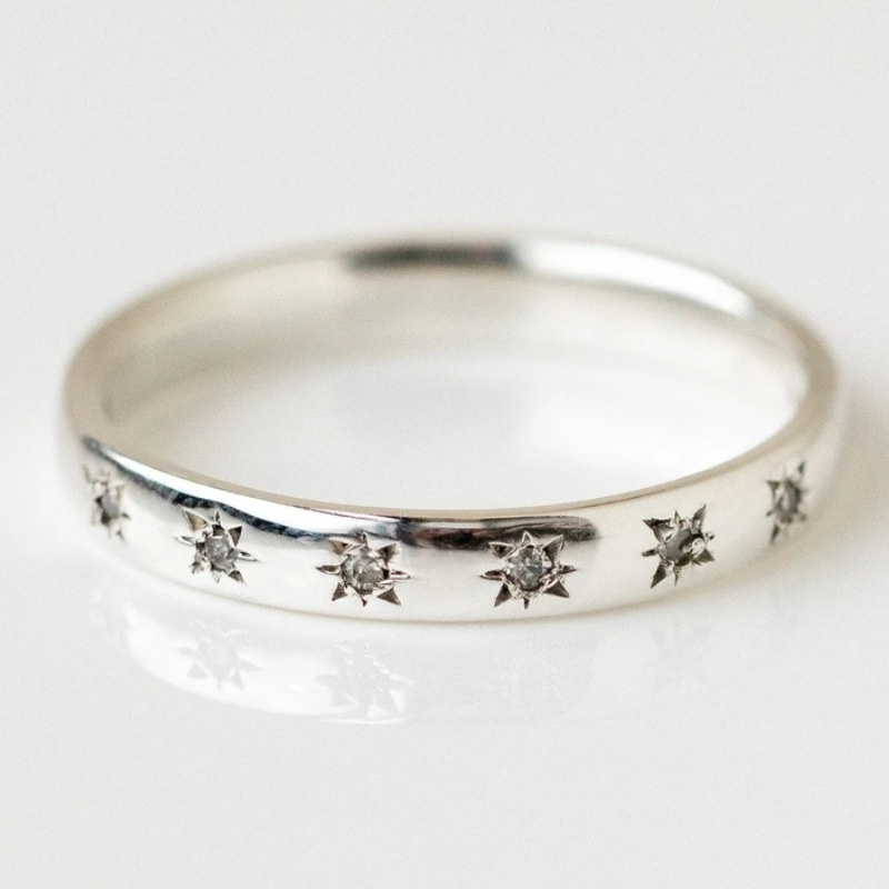 Chic Silver Alloy Ring