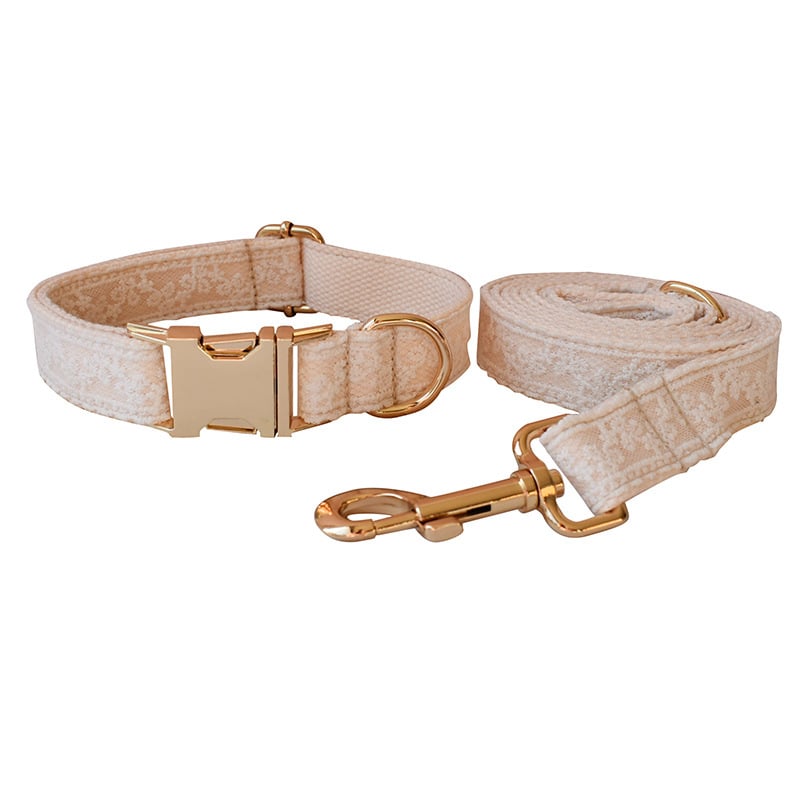 Pet Collar Bow Metal Buckle Lace Image 4