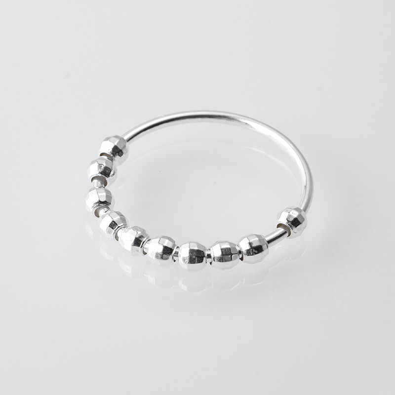 Close-up of the Sterling Silver Anxiety Ring