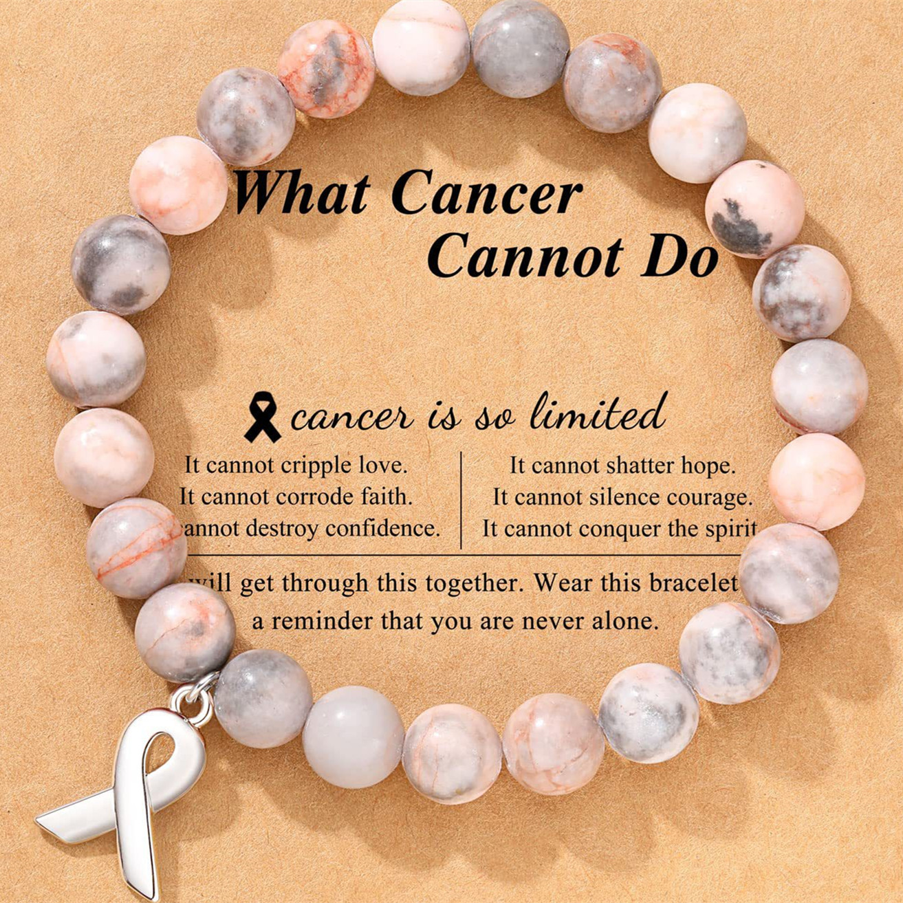 Crystal Ribbon Pendant Bracelet - Image 3