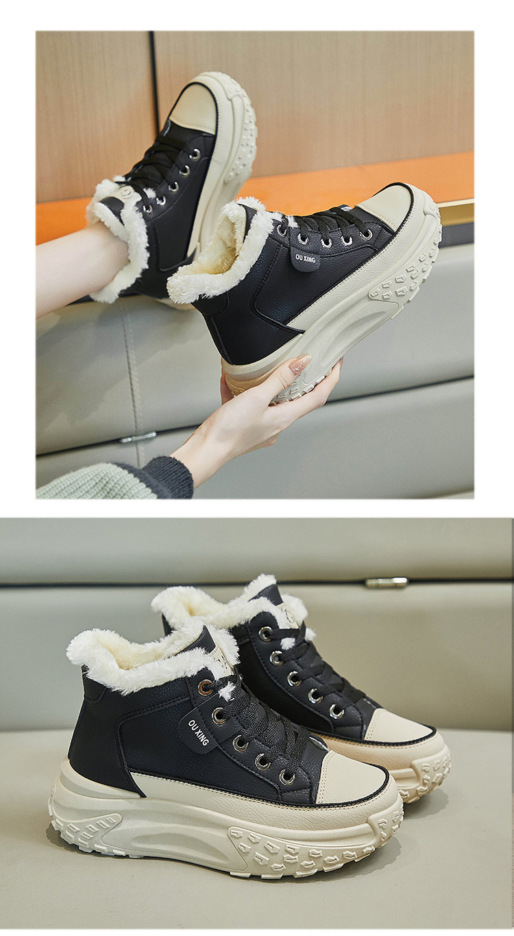 High Top Velvet Board Shoes 18