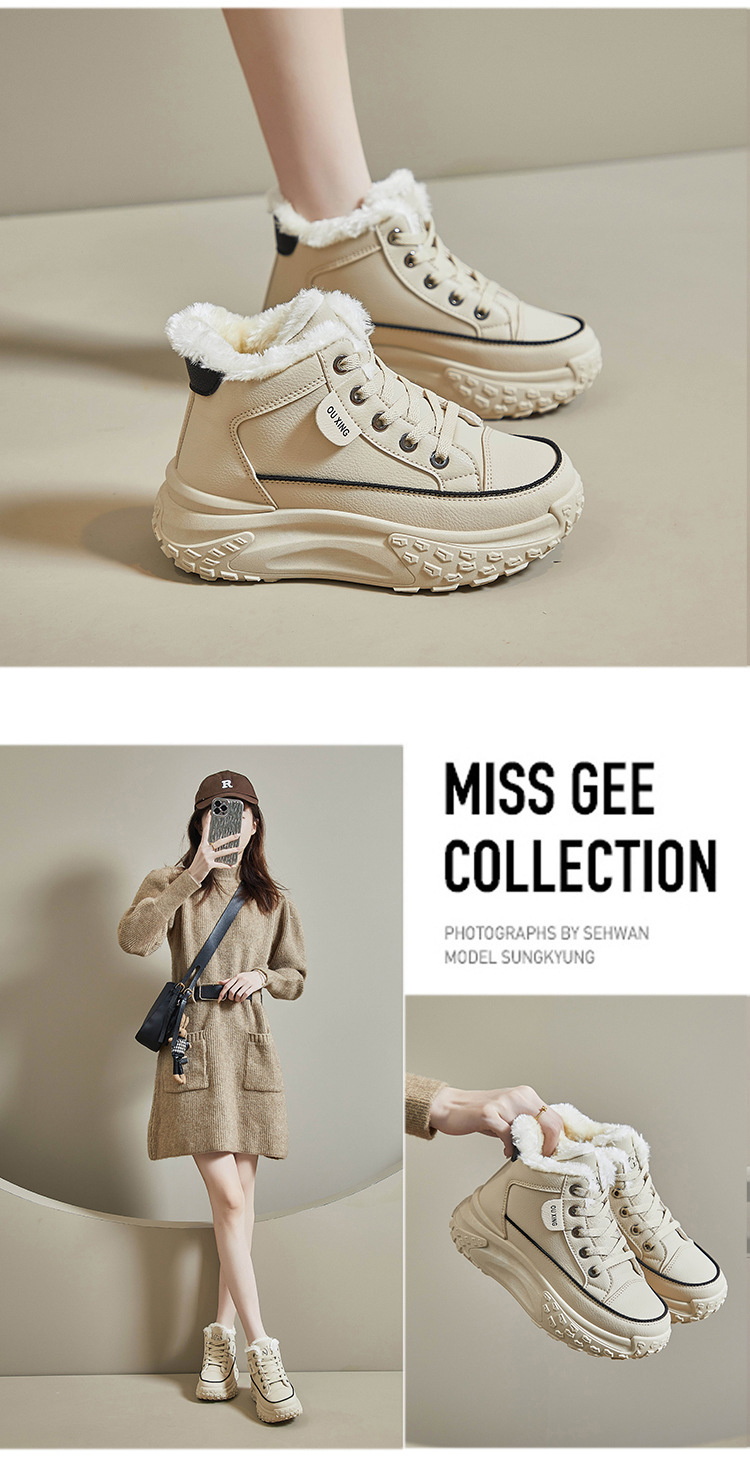 High Top Velvet Board Shoes 13