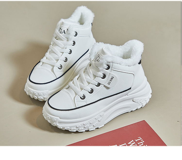 High Top Velvet Board Shoes 2