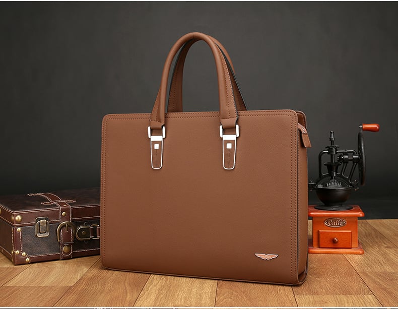 Men's Handbag Business Briefcase - Black